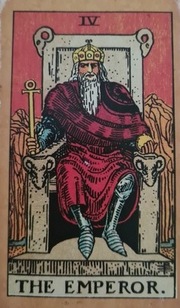 Der Herrscher, Tarotkarte