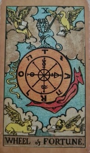 Das Schicksalsrad, Tarotkarte