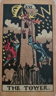 Der Turm, Tarotkarte